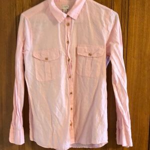 Pink JCrew button-down